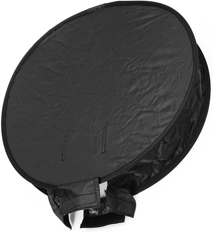 Reflex Camera Round Softbox Diffuser 30cm (11.8in) for Flash Lighting | Black+White Cloth | Foldable, Lightweight, Portable with Storage Bag | Eliminates Harsh Light & Shadows (30cm (11.8in)) - Image 2